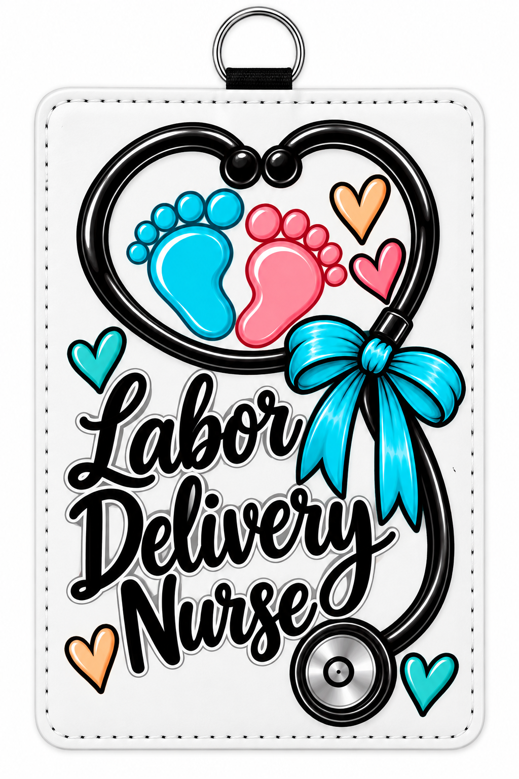 Whimsical Nurse Id Badges (Vertical)