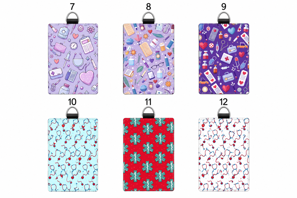 Colorful Nurse Badges