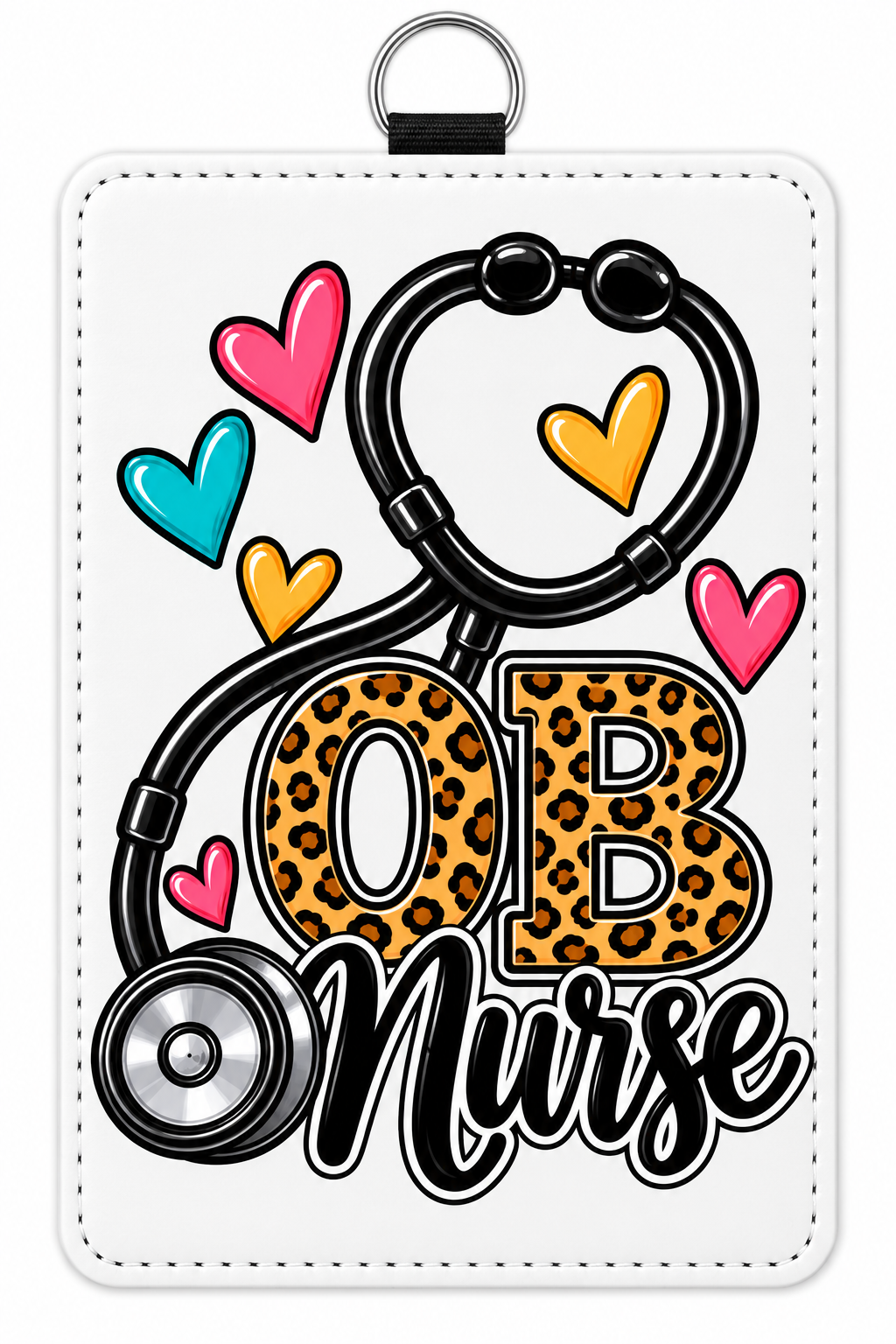 Whimsical Nurse Id Badges (Vertical)
