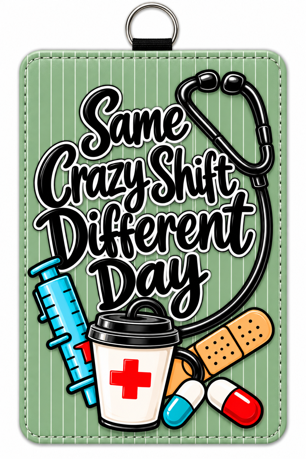Whimsical Nurse Id Badges (Vertical)