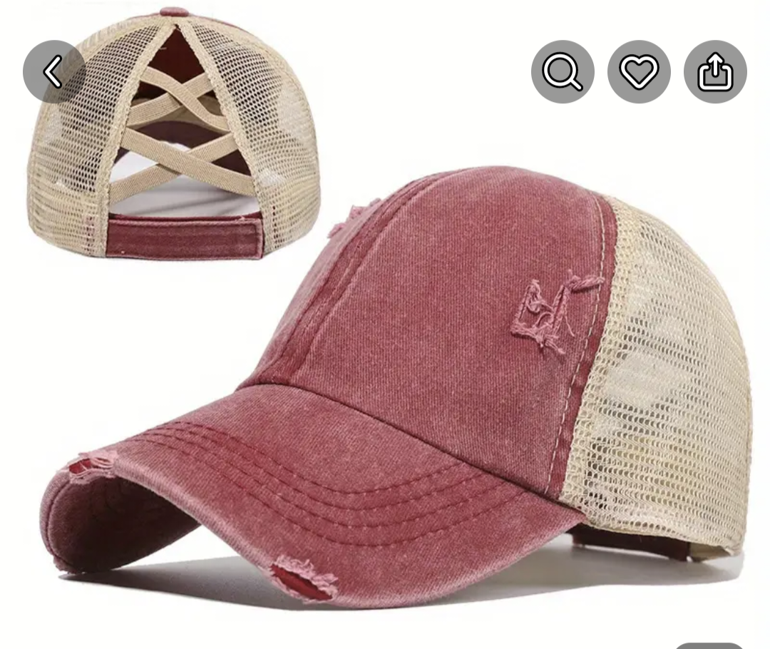 Michigan's Better Half Ponytail/Messy Bun Hat