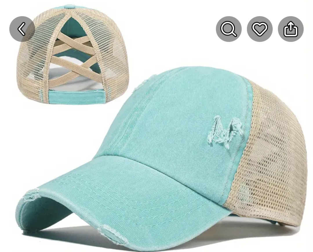 Michigan's Better Half Ponytail/Messy Bun Hat