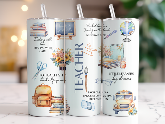 Teacher Life 20oz Tumbler