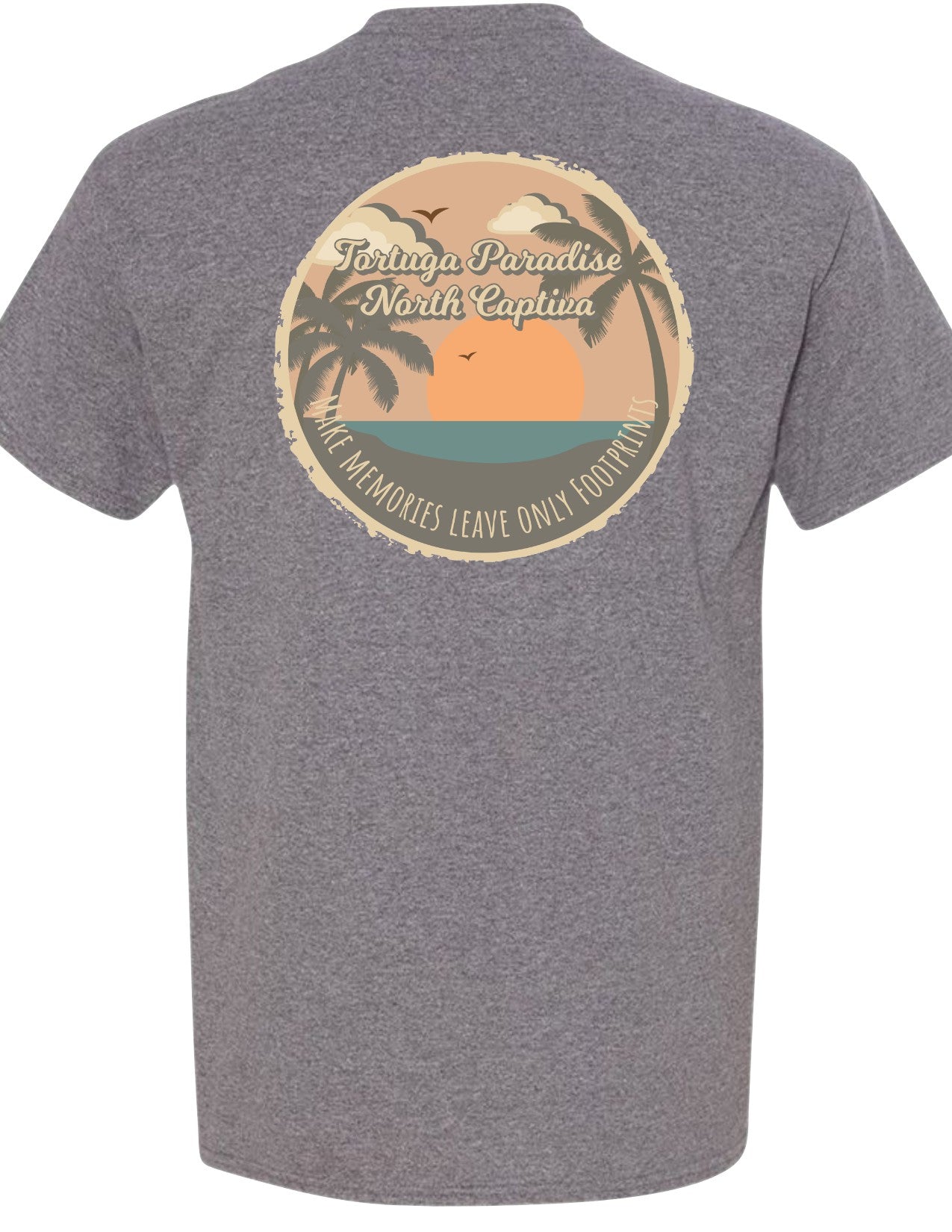 Tortuga Short Sleeve Adult T-Shirt Graphite Grey