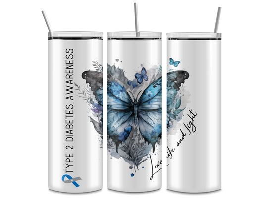 Type 2 Diabetes Awareness 20oz Tumbler