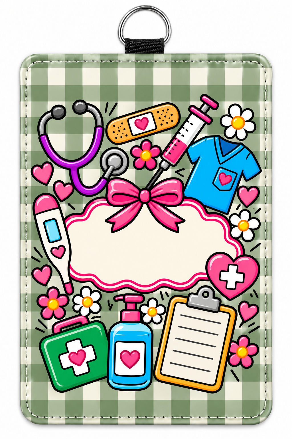 Whimsical Nurse Id Badges (Vertical)