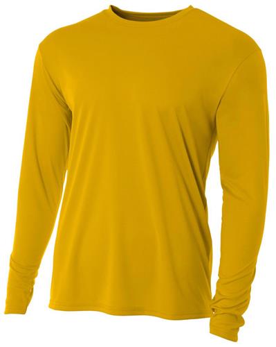 Adult Men's Cooling Long Sleeve Shirt w/ back design A