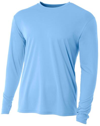 Adult Men's Cooling Long Sleeve Shirt w/ back design A