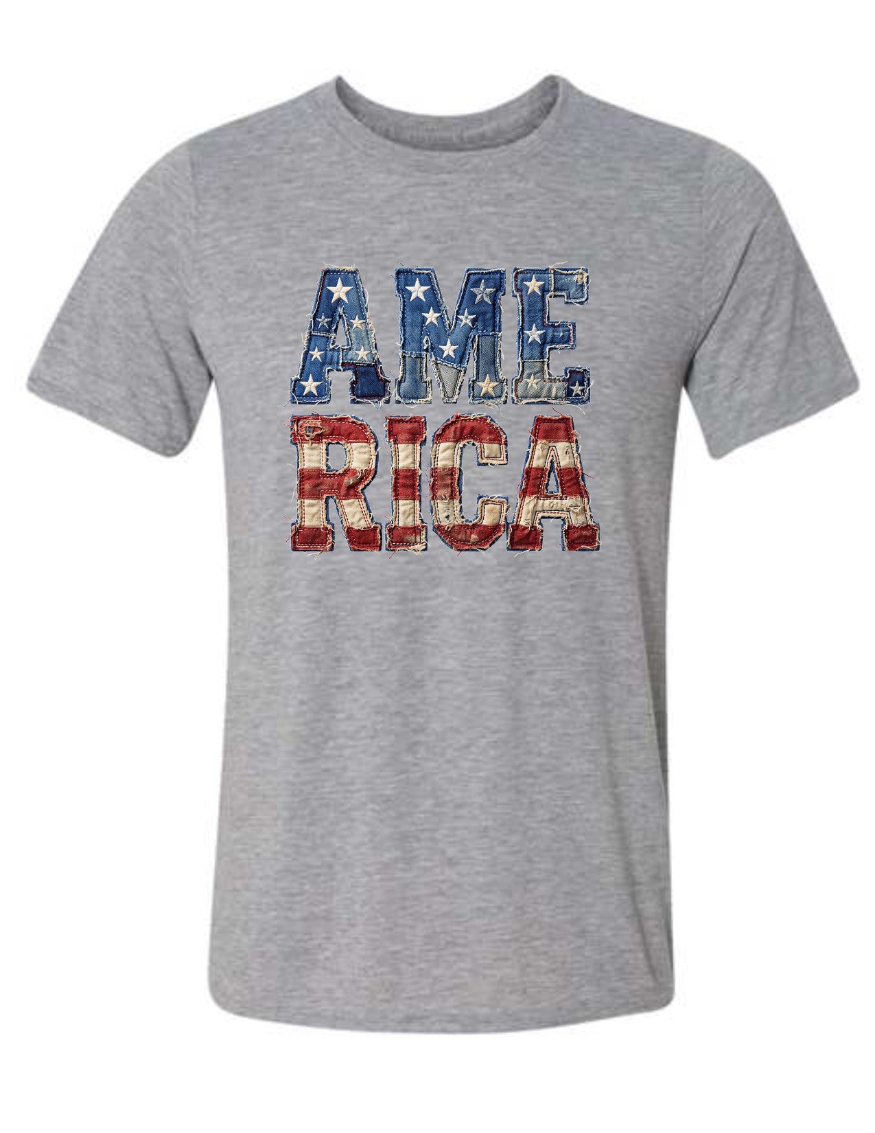 America faux patchwork