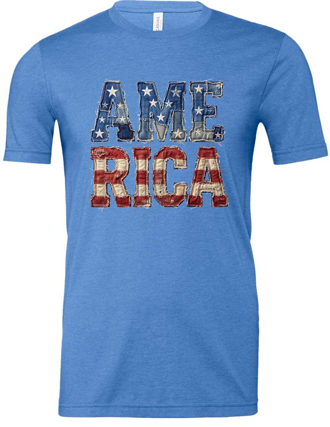 America faux patchwork