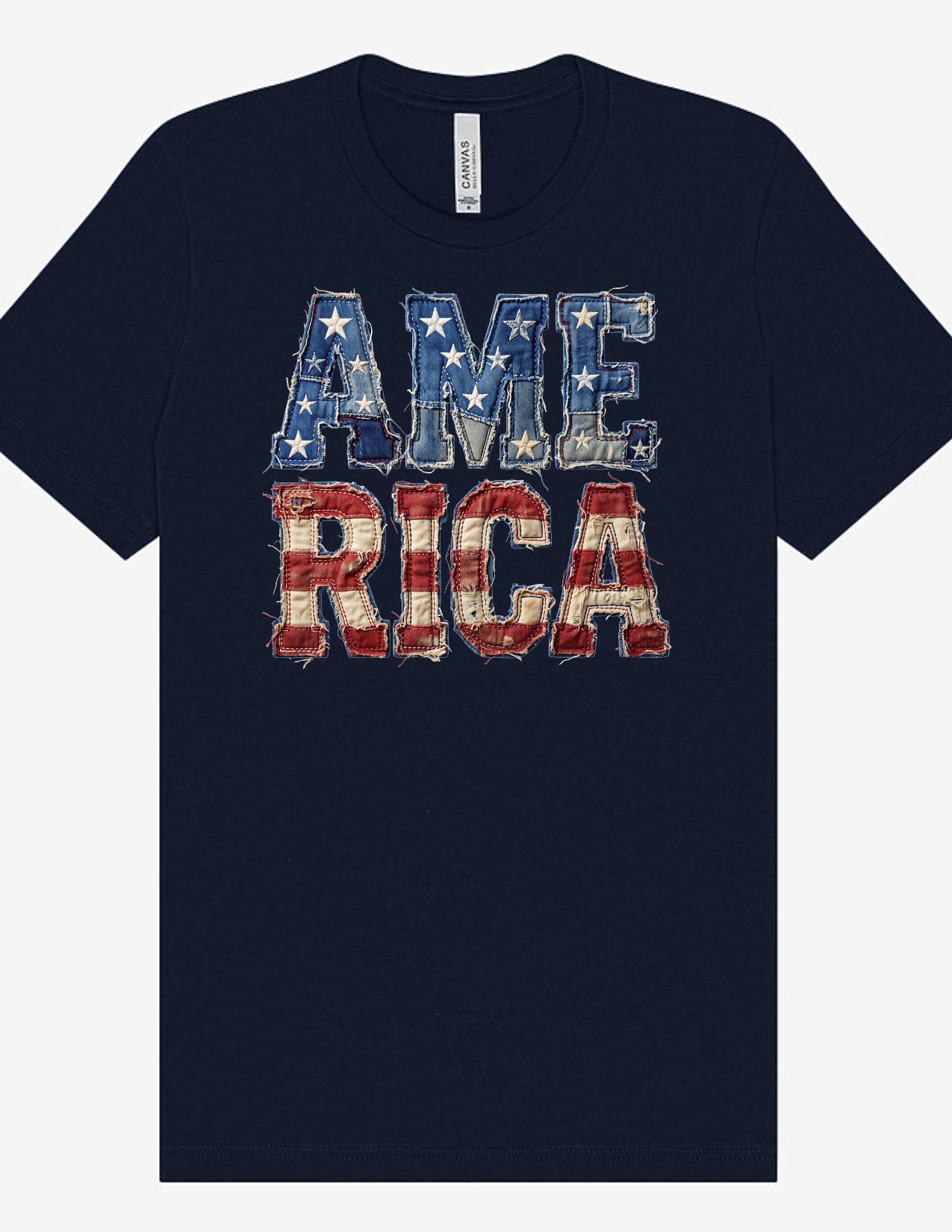 America faux patchwork