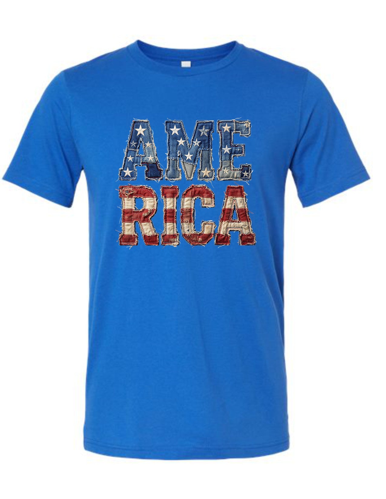 America faux patchwork