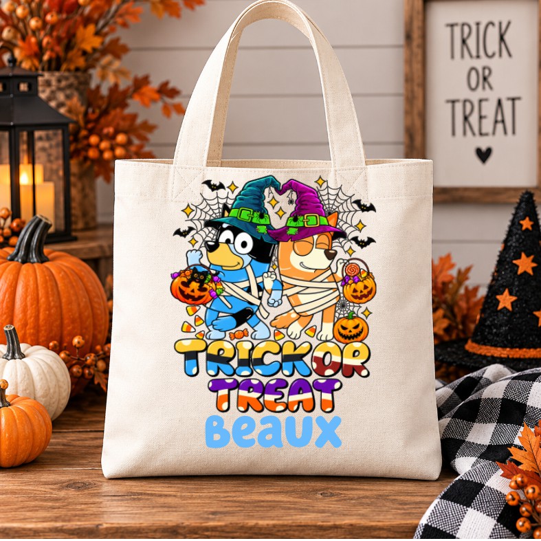 Halloween Character Treat Bags