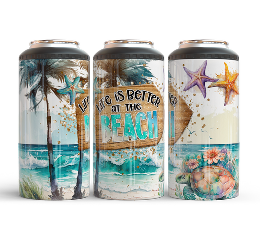 Life is Better at the Beach  4 in 1 Tumbler