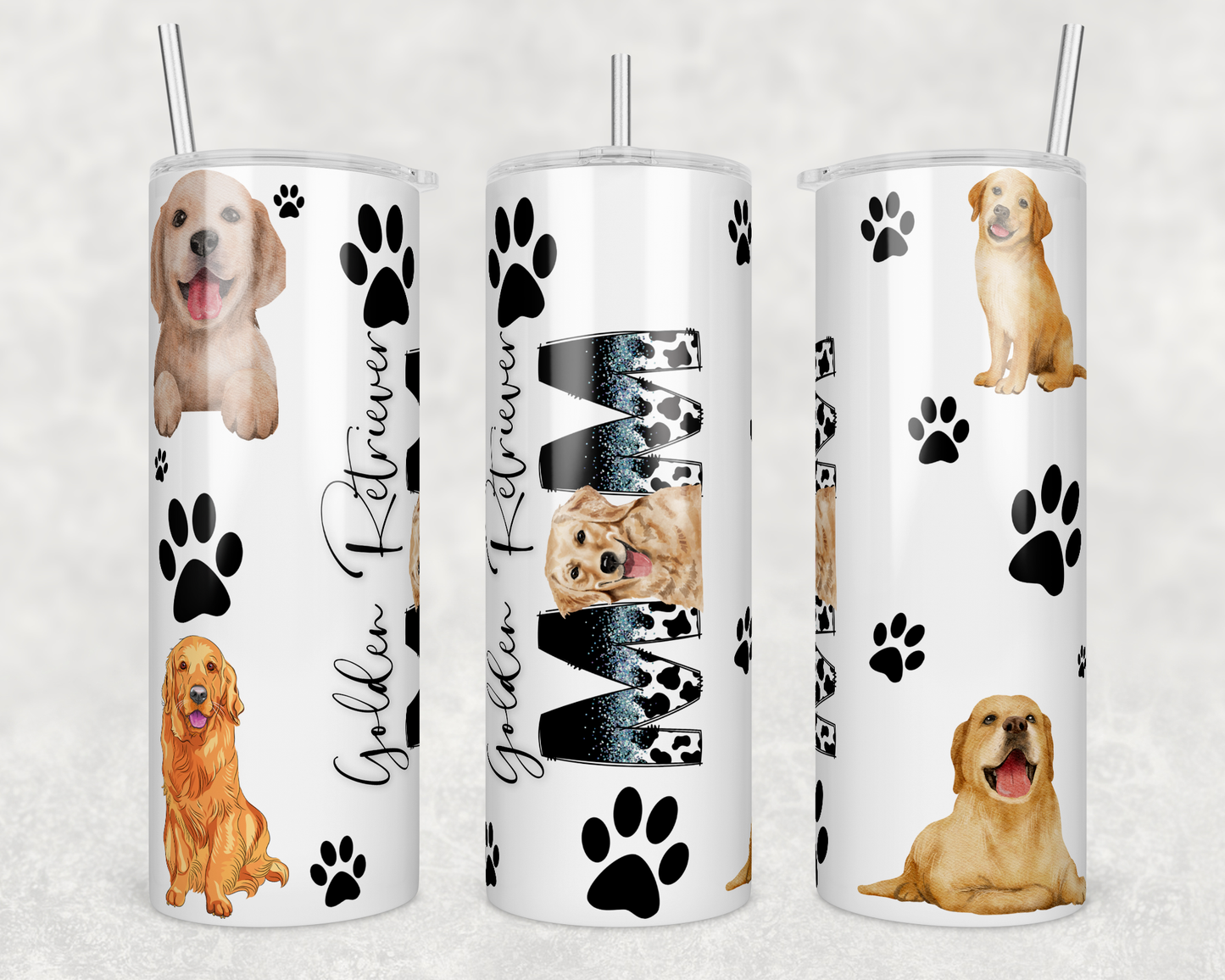 20oz Golden Retriever Mom