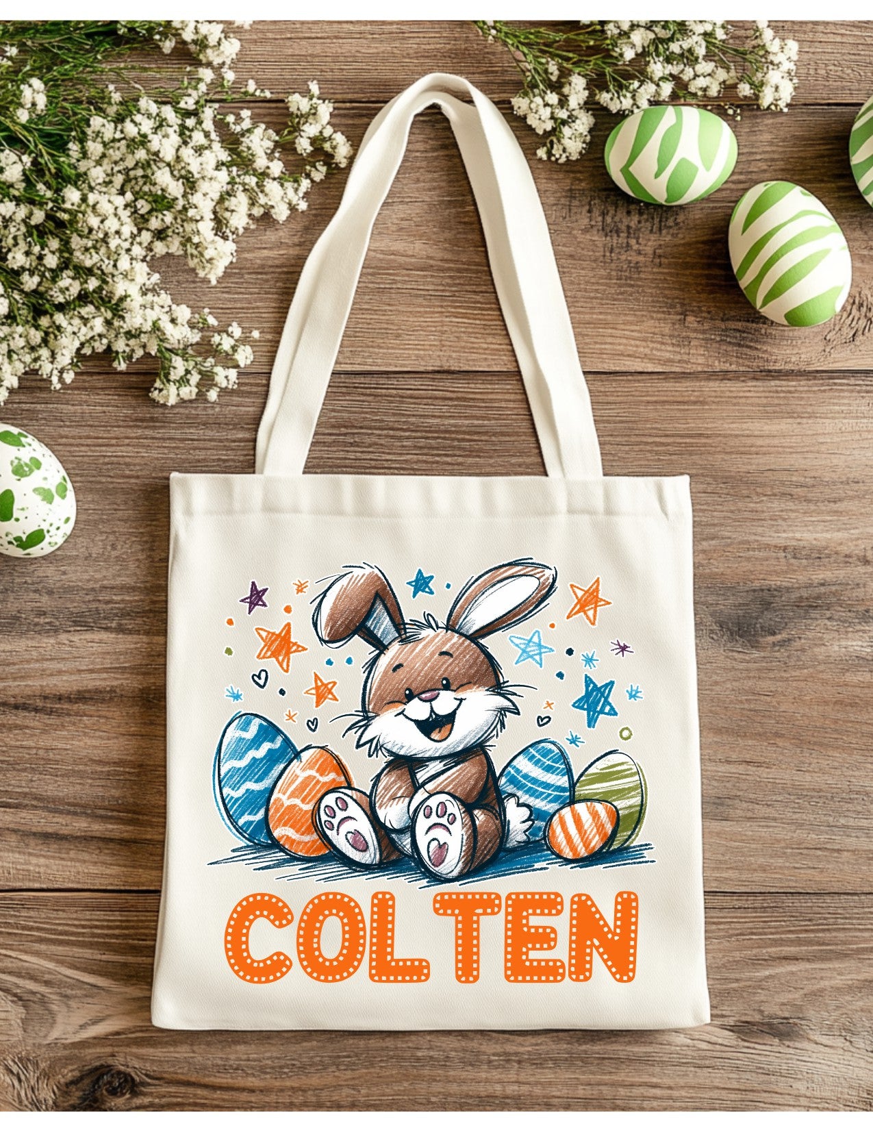 Easter Gift Totes Character Bunny