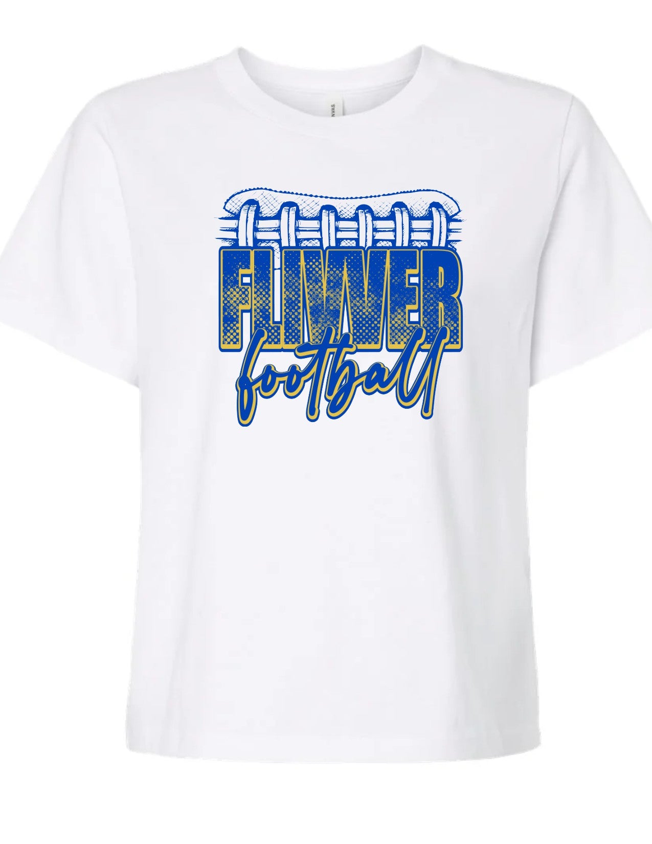 Flivver Football Faux Distressed Laces