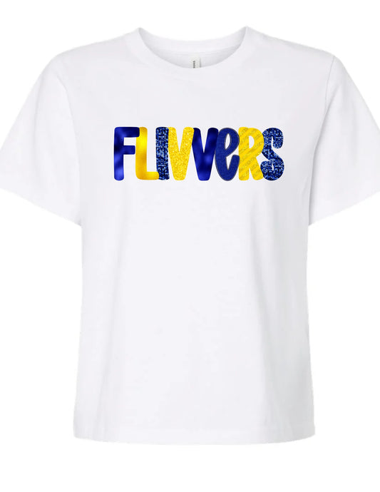 Flivvers Glitter Letters