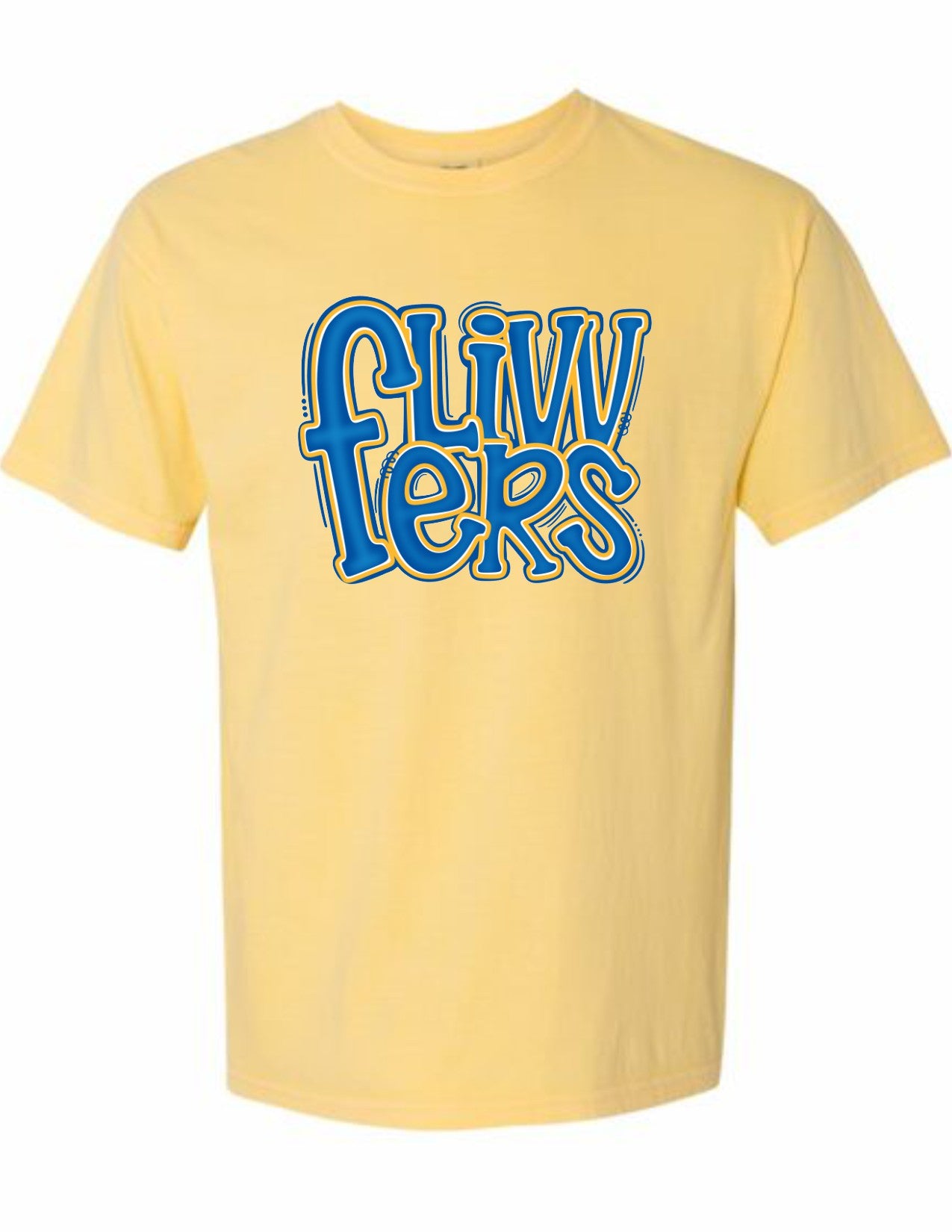 Flivvers Preppy Stacked Letters