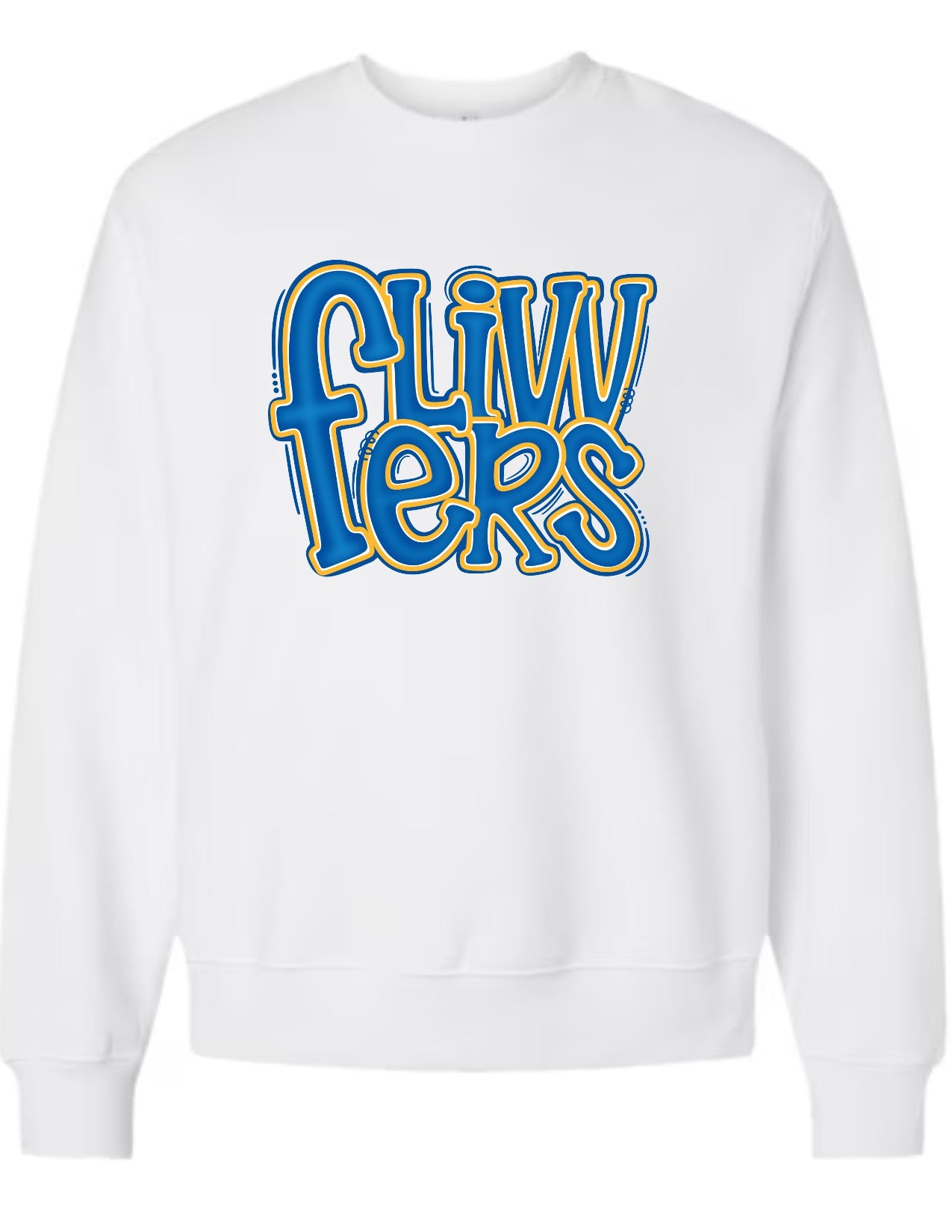 Flivvers Preppy Stacked Letters