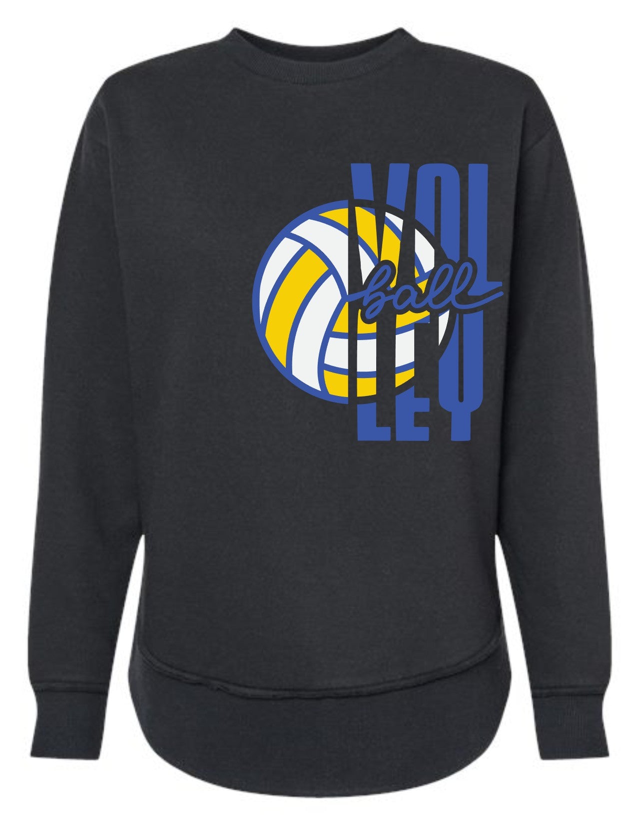 Flivver Volleyball Tall Font Left
