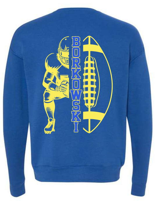 Flivver Football Mom split player/ball  (personalize)