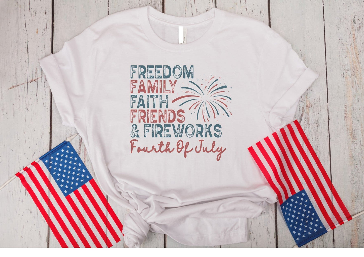Freedom Faith Family Friends Fireworks