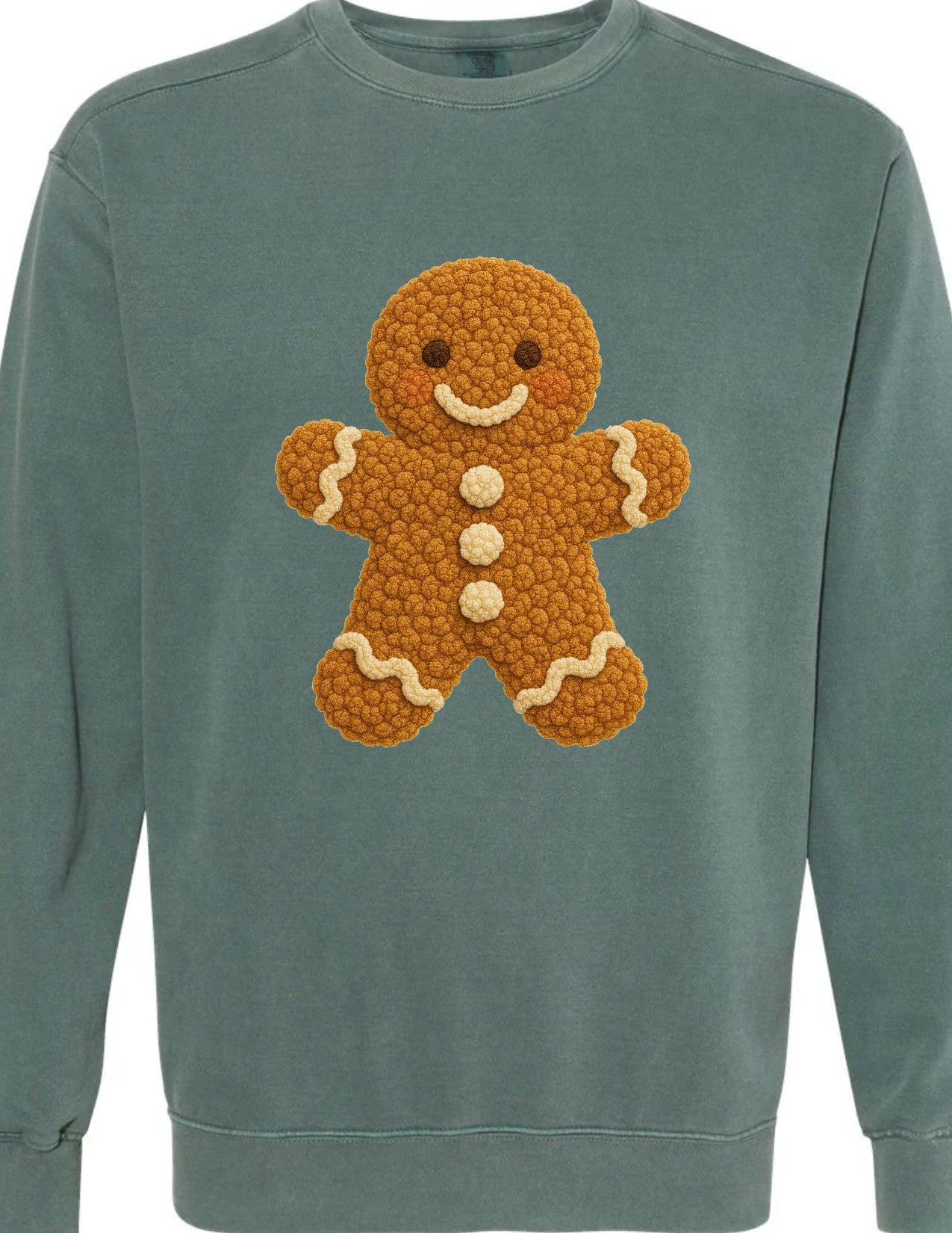 Gingerbread Man faux knit