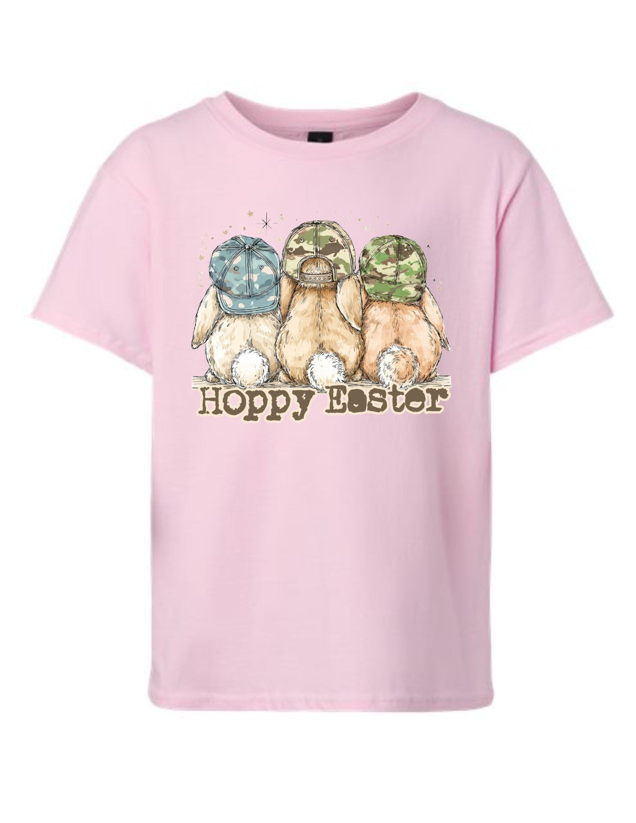 Hoppy Easter camo hat bunnies