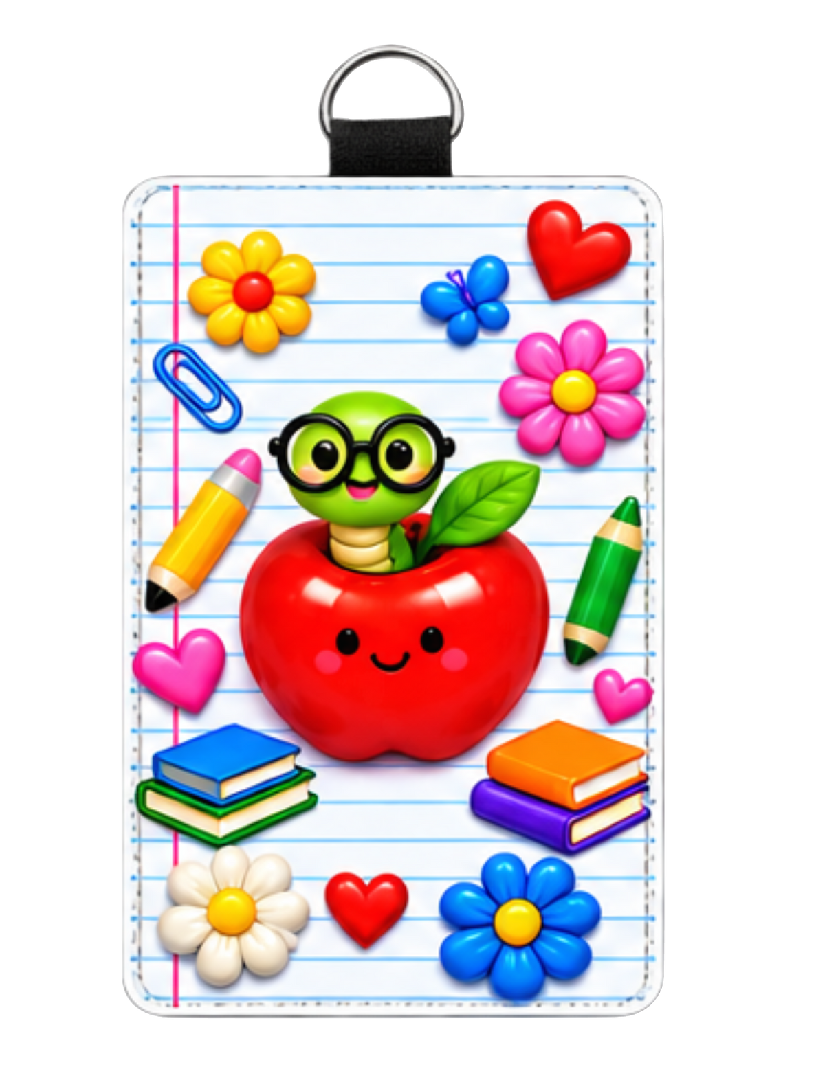 Kawaii Teacher Id Badges (Vertical)
