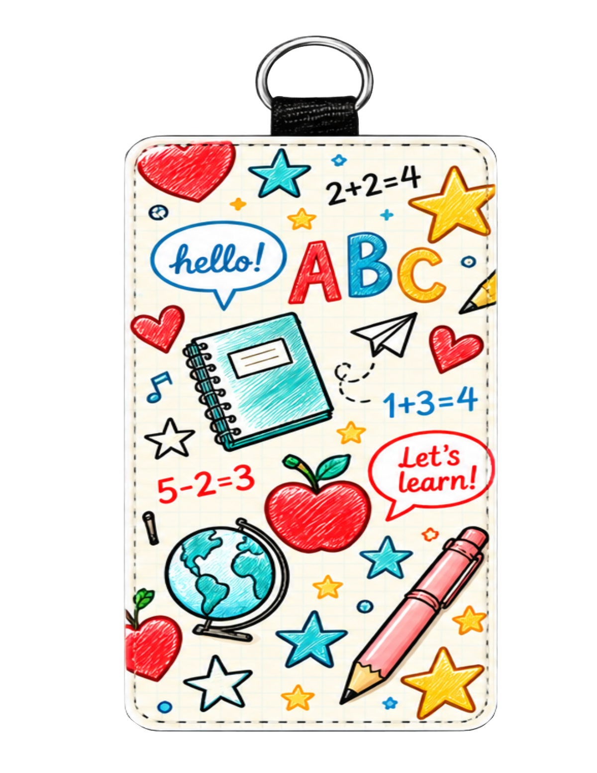 Kawaii Teacher Id Badges (Vertical)