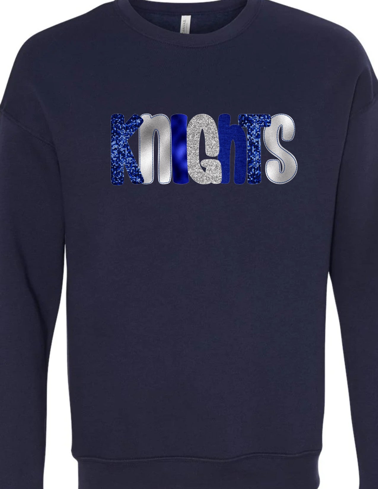 Knights Glitter Letters