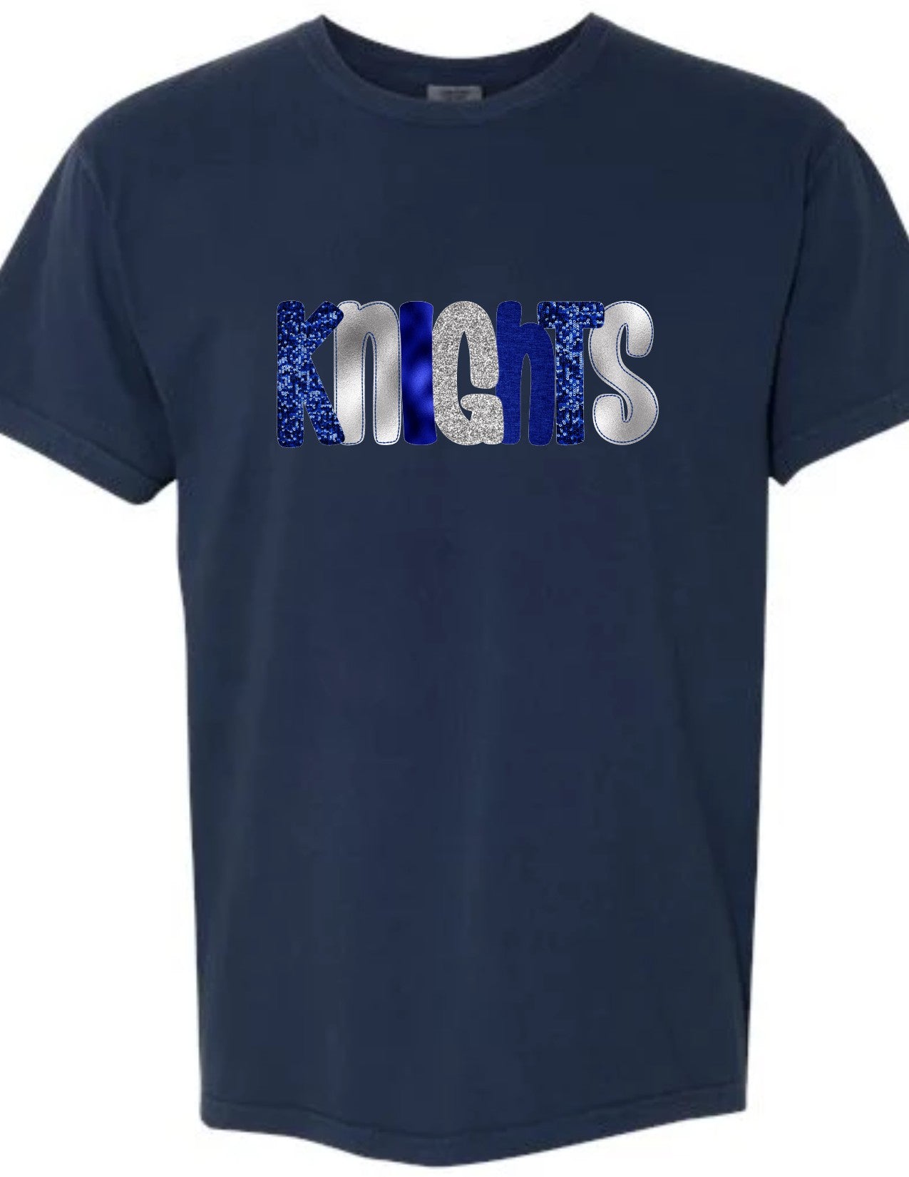 Knights Glitter Letters