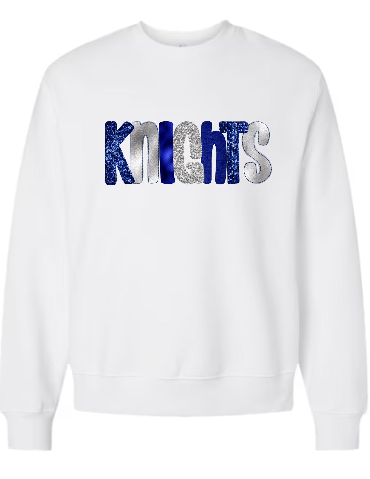 Knights Glitter Letters