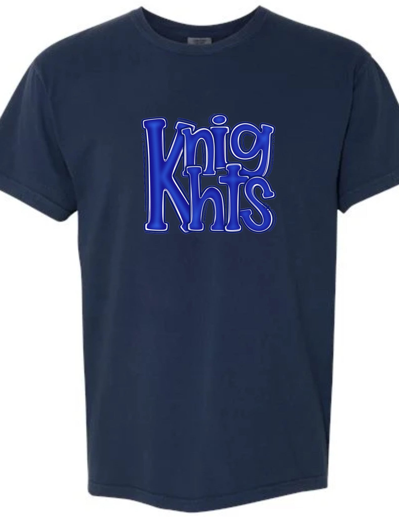 Knights Preppy Stacked Letters