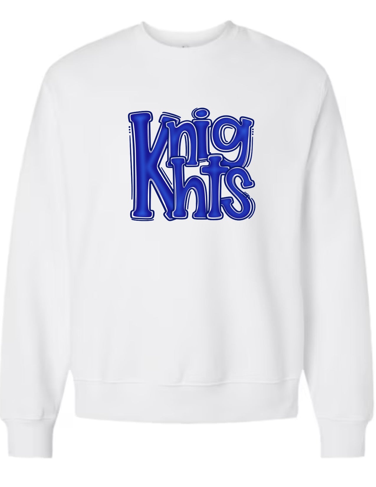Knights Preppy Stacked Letters