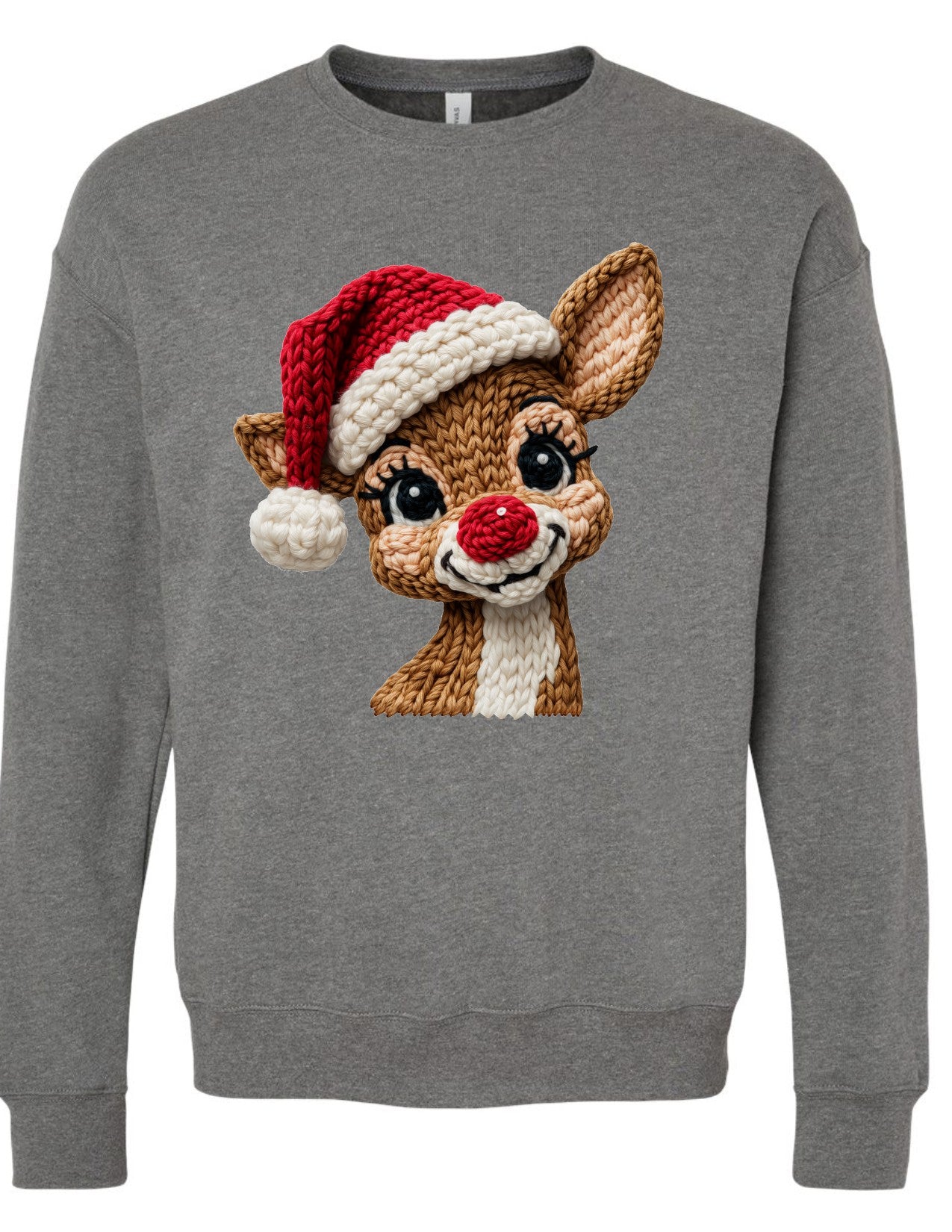 Faux Knit Rudolph