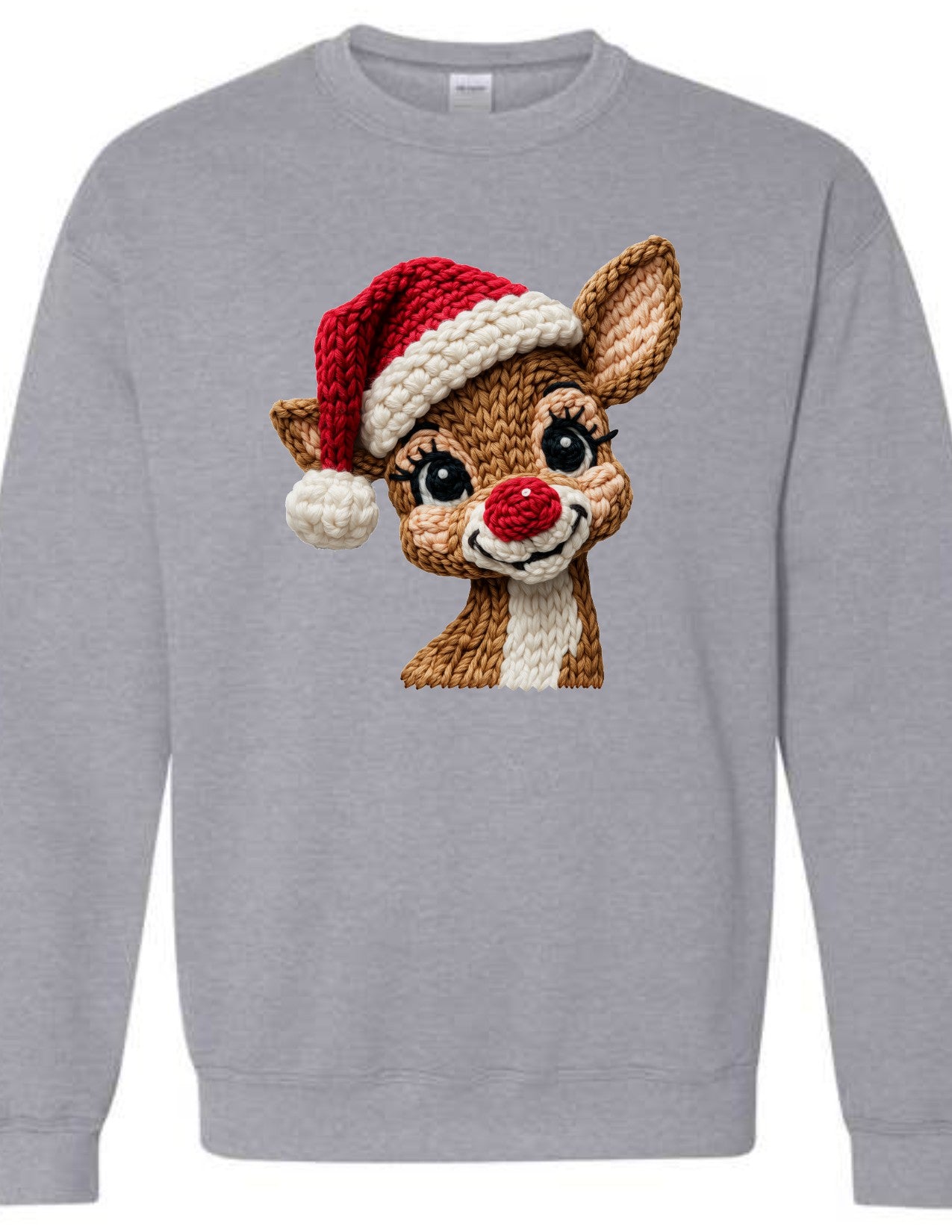 Faux Knit Rudolph