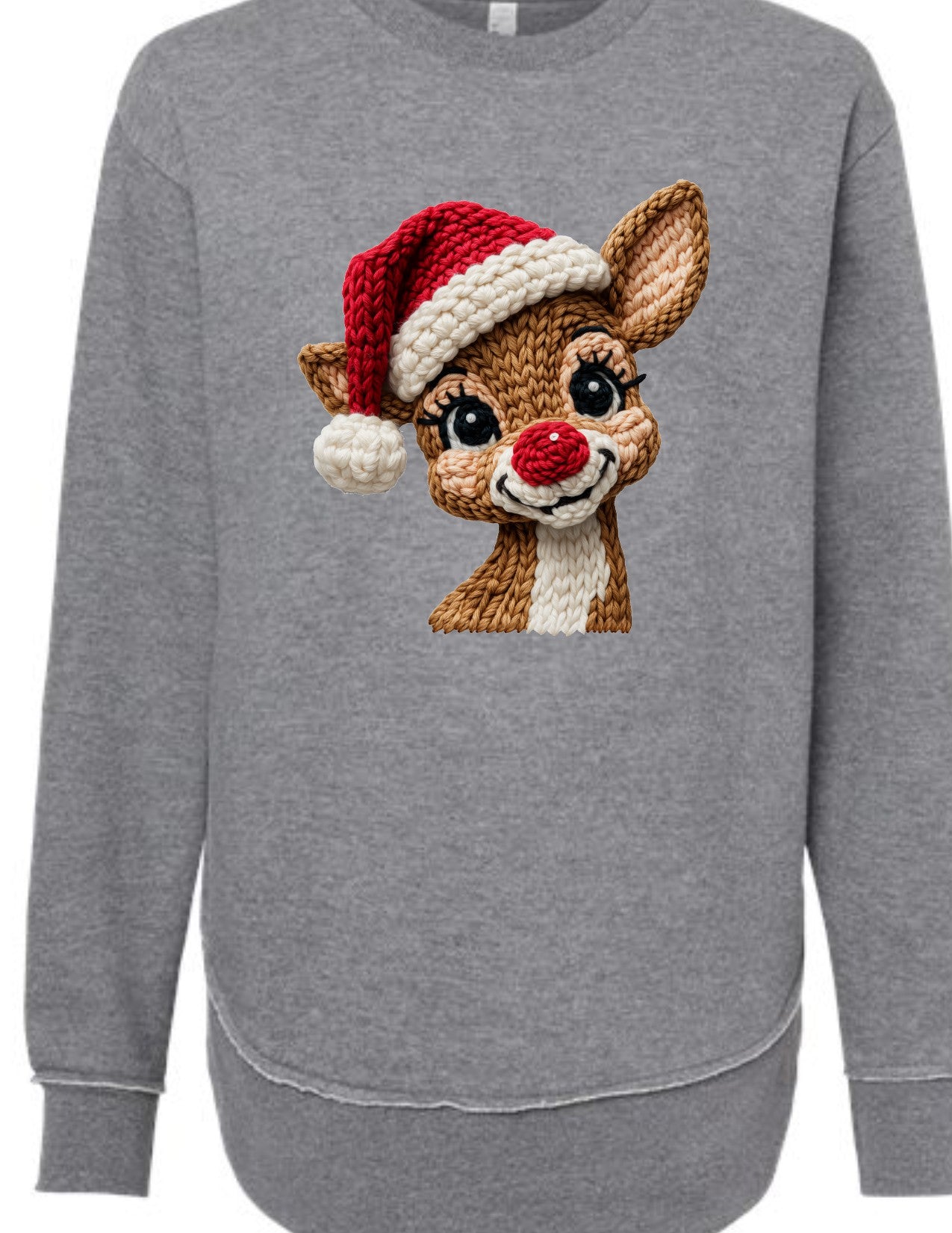 Faux Knit Rudolph