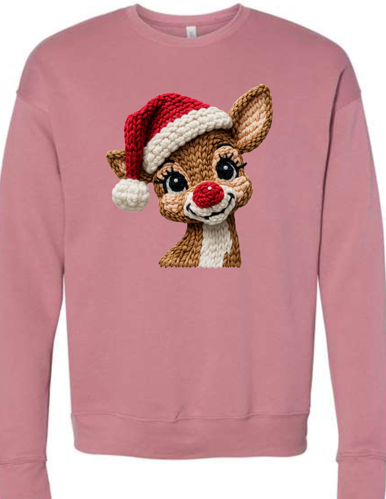 Faux Knit Rudolph