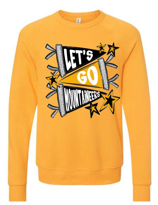 Let's Go Mountaineers Penannat