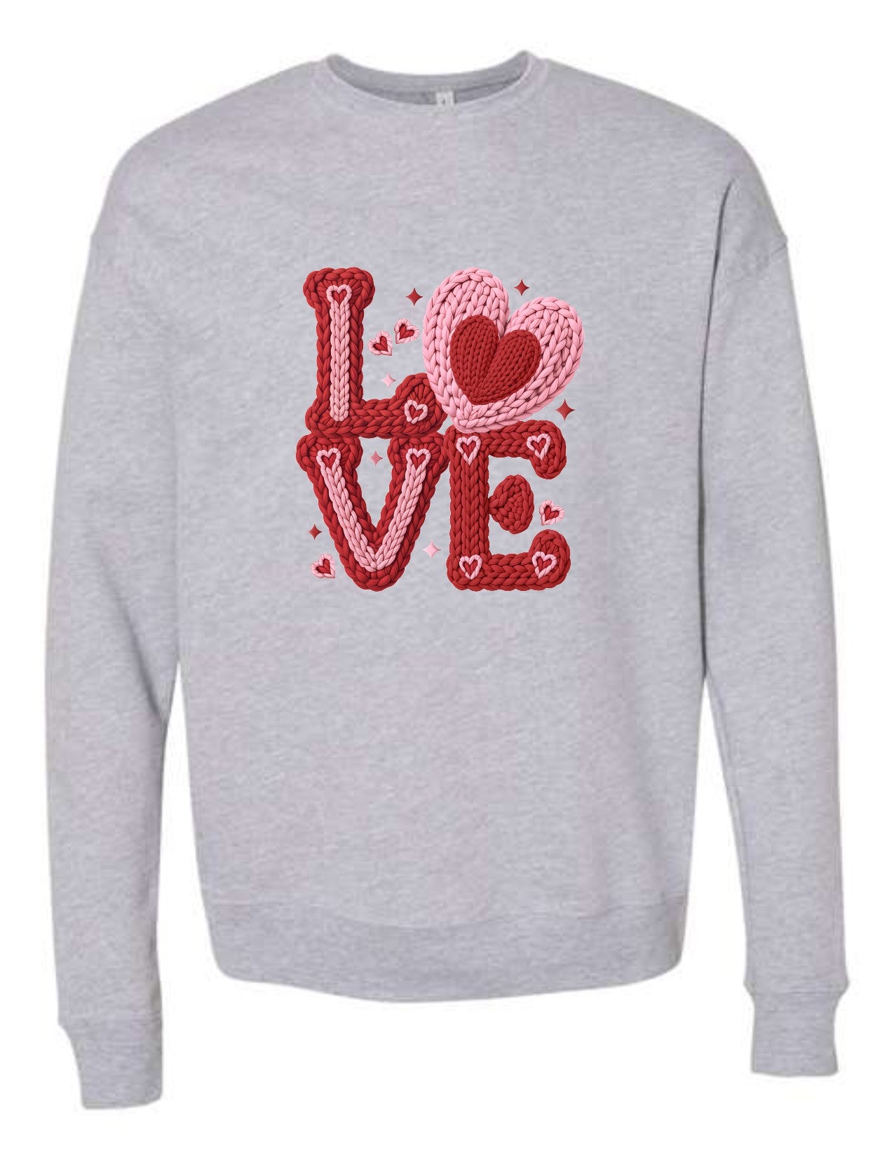 LOVE faux crochet pink