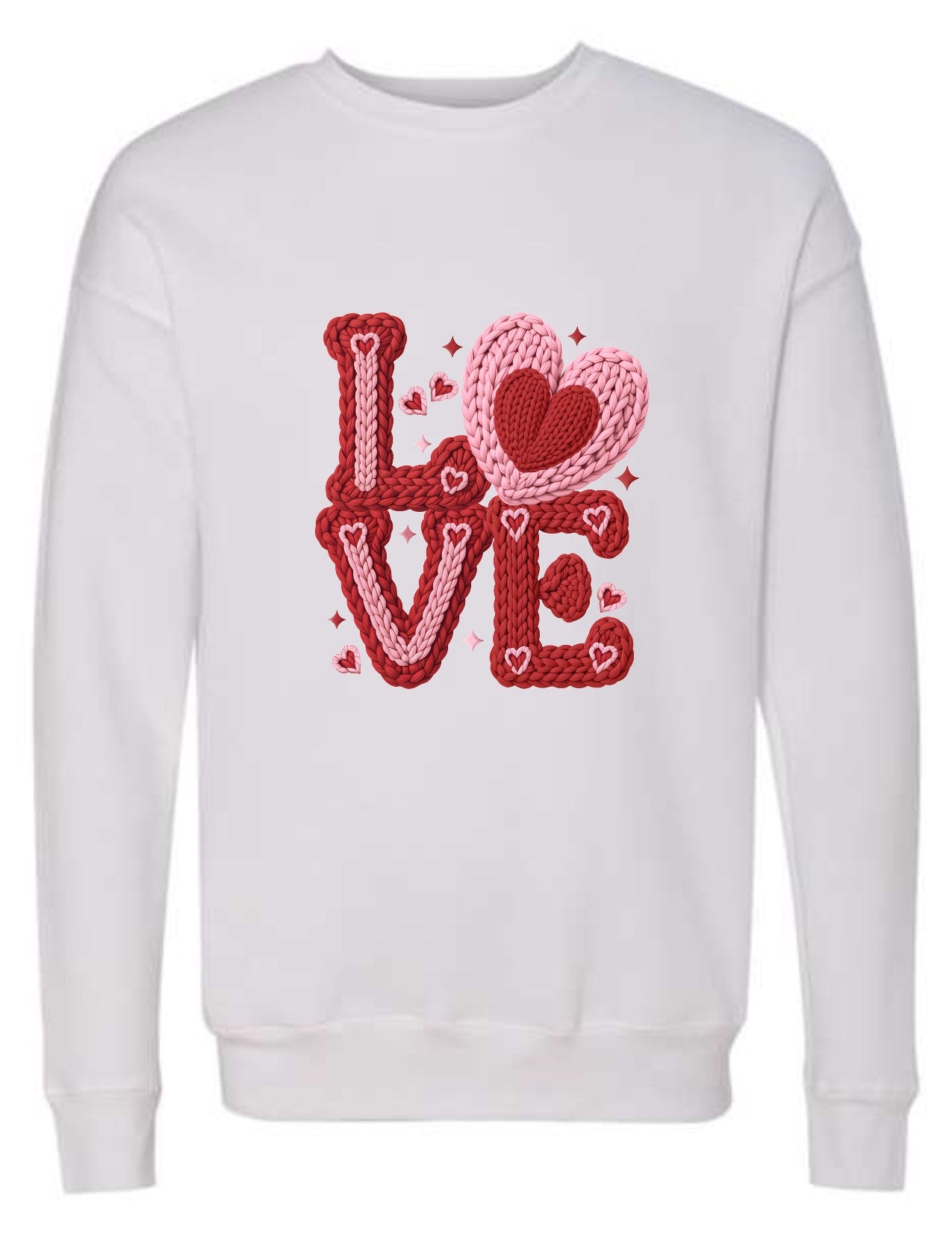 LOVE faux crochet pink