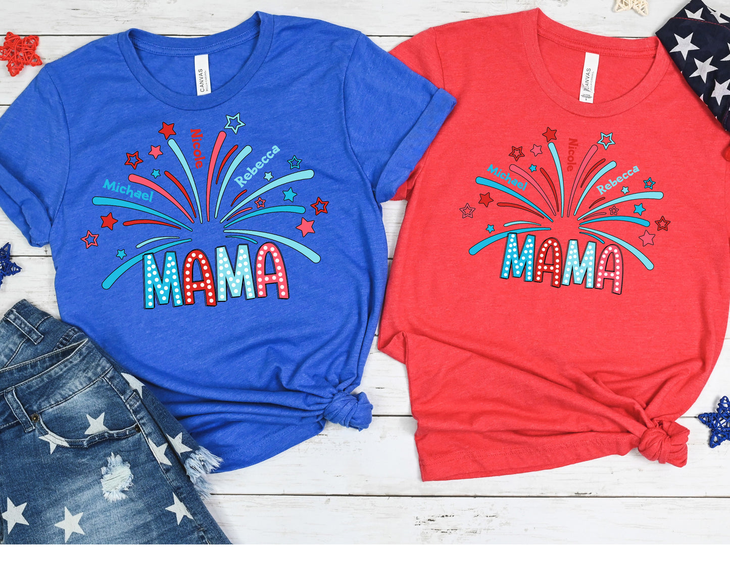 Grandma (Mama, Mimi, Nana) Fireworks personalized