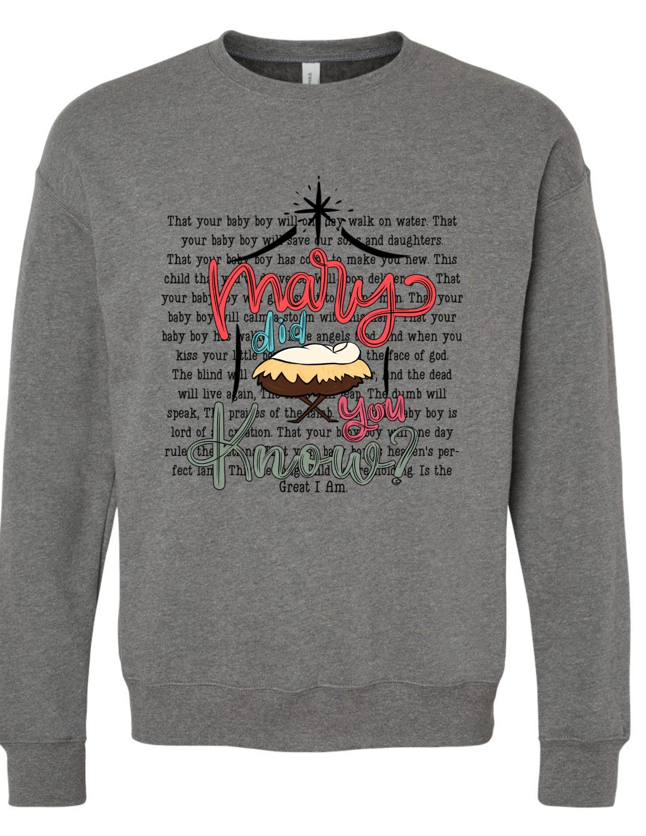 Mary Did You Know (manger)