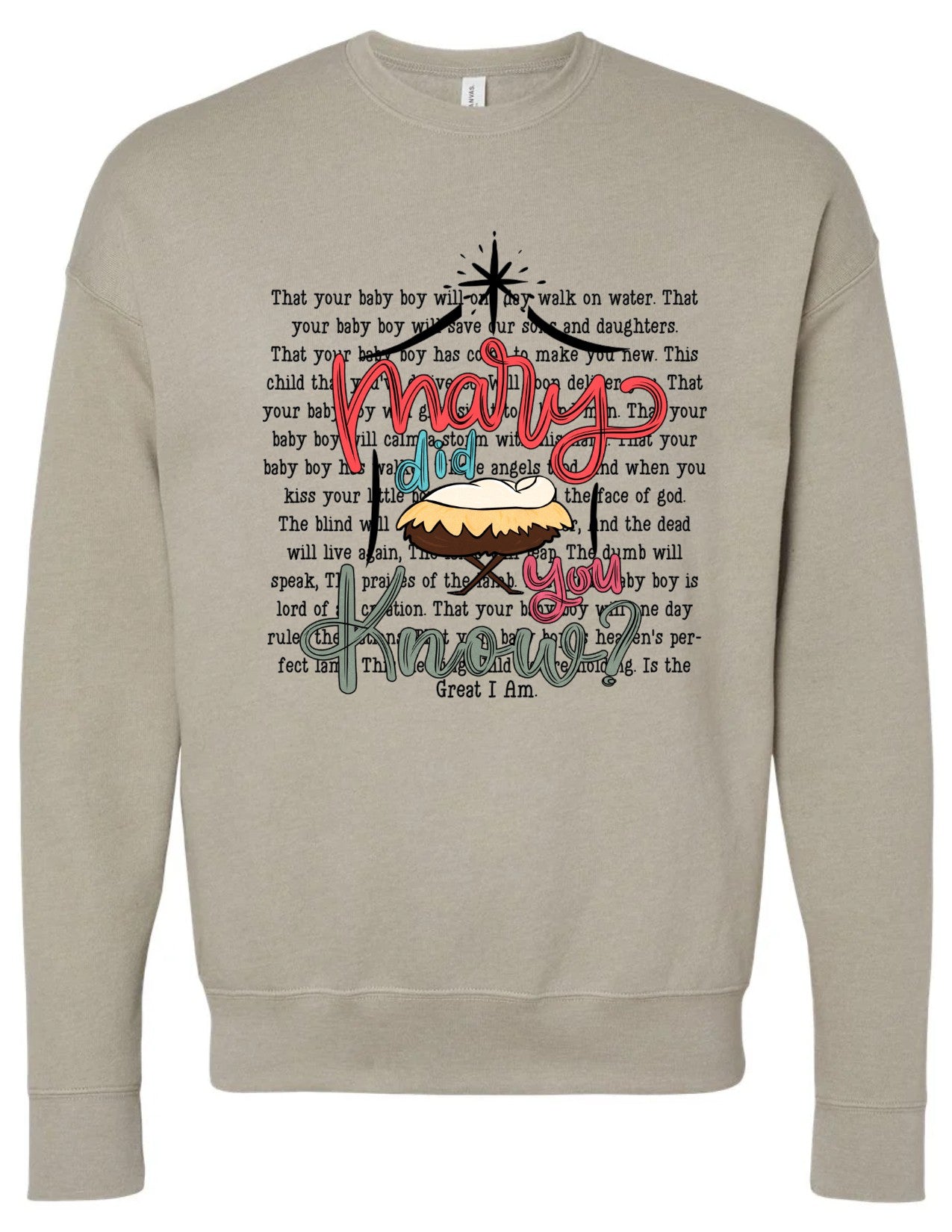 Mary Did You Know (manger)