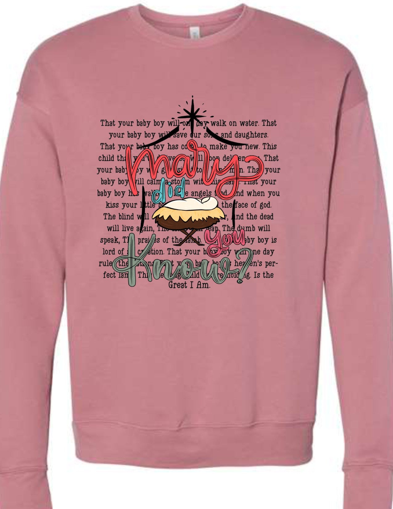 Mary Did You Know (manger)