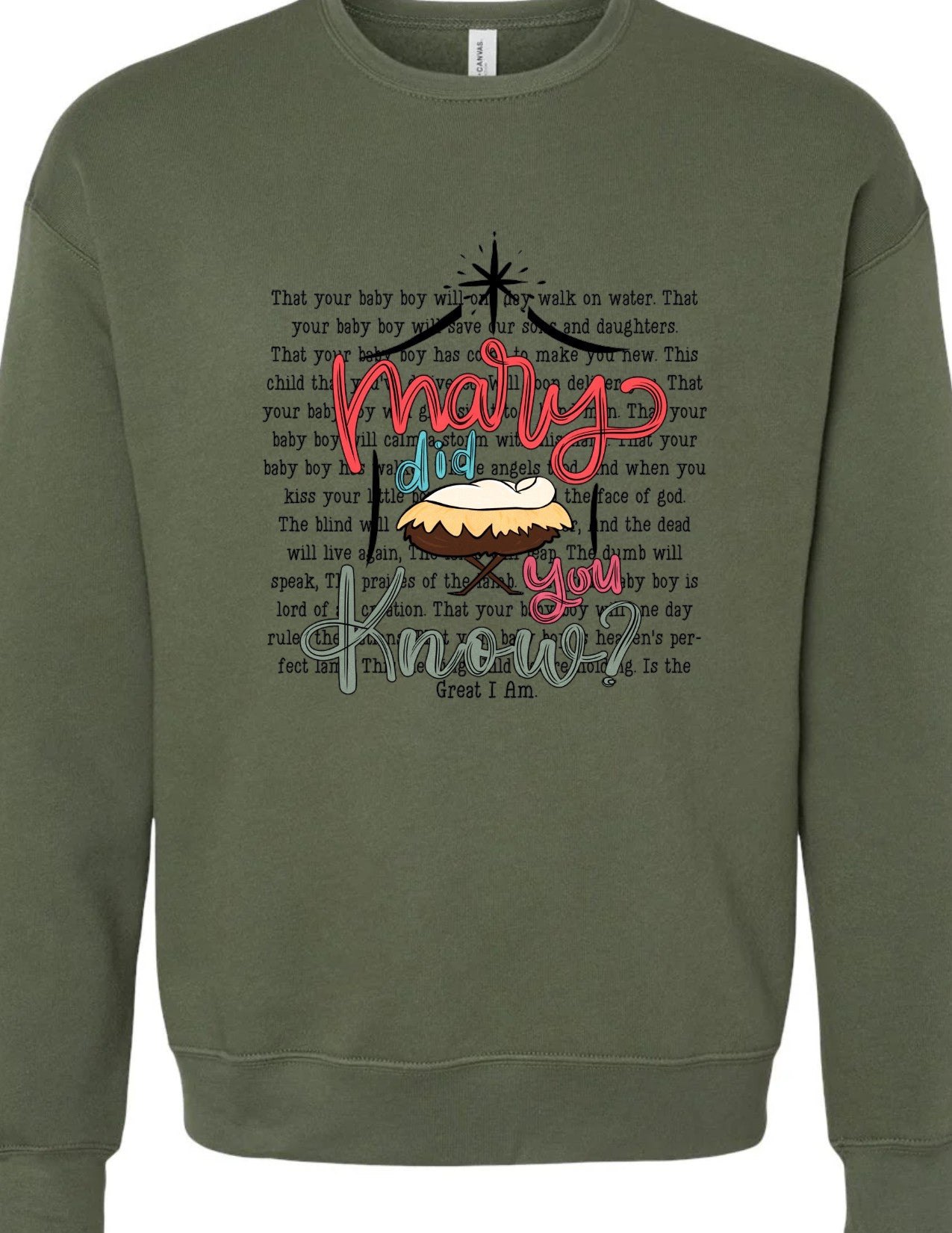 Mary Did You Know (manger)