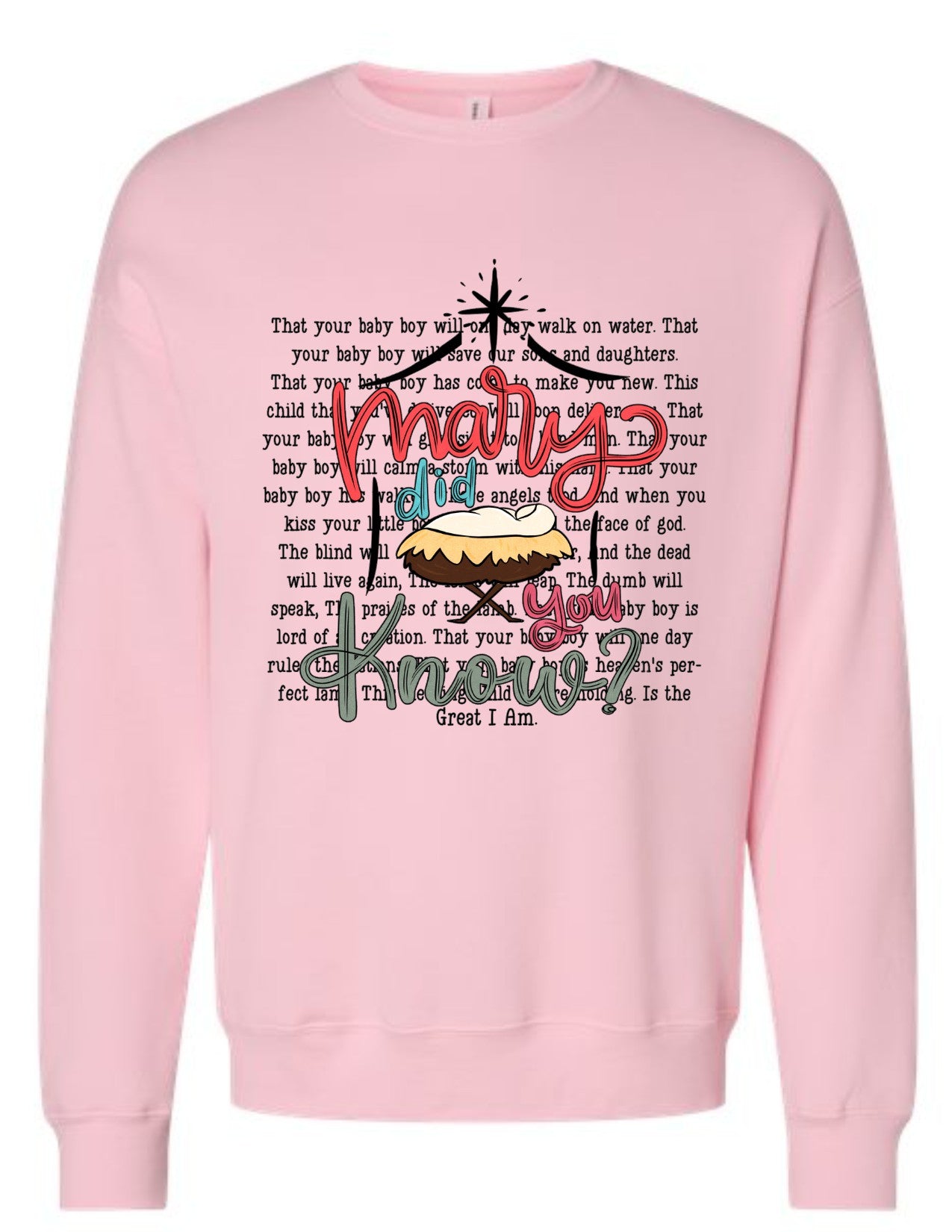 Mary Did You Know (manger)