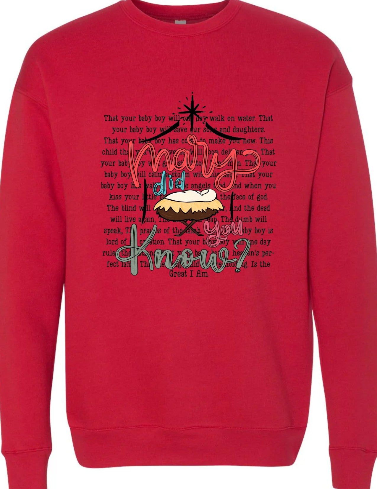 Mary Did You Know (manger)